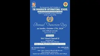 #thebhagirathiinternationalschool  Annual Day function 2024 part 1 Dehradun #bestcbseschoolnearme