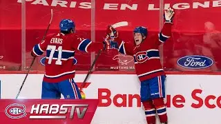 Cole Caufield scores his first NHL goal in OT