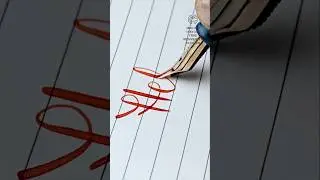 Mag 600 Flex Nib writing experience  #fountainpen #calligraphy #pen  #shorts #shortvideo #reels