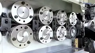 WNJ TK7200 Spring Coiling Machine​Wire Dia:9-20mmMax. Outside Diameter:260mm​#WNJ #springmachine