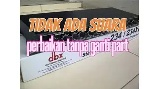 Cara perbaikan crossover tidak ada suara