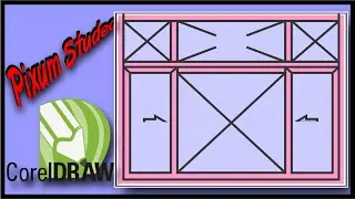 Draw Window Using Corel draw Easy Tips - draw windows in CorelDraw Pixsum Studio