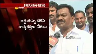 YSRCP fire on TDP leaders Illegal Mining in Guntur district