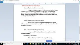 Google ChromeCast Introduction