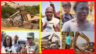 😱 Watch the Massive Demolition of Buildings in Ghana as the Big Push Agenda Takes Effect 😱😱