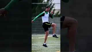 Ronaldo with action in play ground generat the video #football #messi #ronaldinho #courage