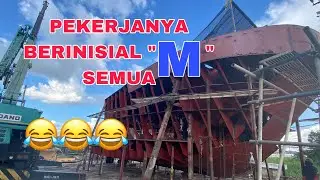 Main Engine Girder atau Pondasi Mesin Kapal. ‼️TUG PROGRESS
