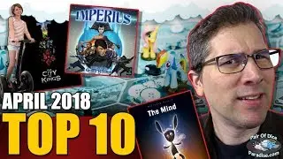 Top 10 most popular board games: April 2018