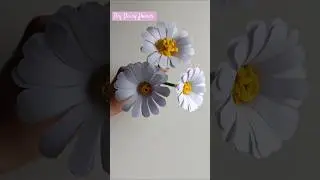 EASY Daisy Paper Flowers 💥 DIY Paper Craft 💥 #shorts