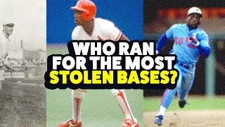 TOP 20 MLB All Time Stolen Base Leaders #baseball #sports #mlb