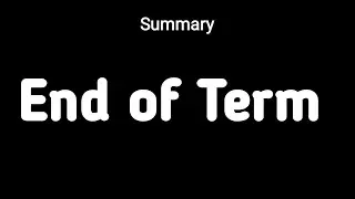 End of Term Summary | David Daiches | Easy Notes English FA FSc ICS
