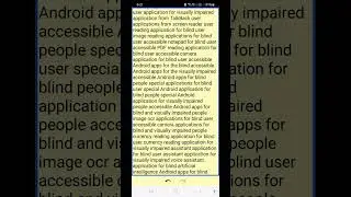 empowering vision top 10 accessible Android apps for blind touch to explore most important top 10app