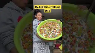 I made the BIGGEST DIY cereal bowl in history. #diycrafts #diyprojects #diyhomedecor #fakefood