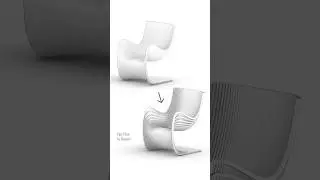 Rhino Tutorial | Pipo Chair by Piegatto - #rhino3d #rhinoceros3d #furnituredesign