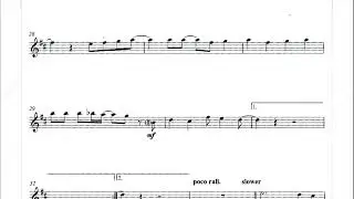 ABBA - Thank You For The Music (Sheet Music & Backing Track for Saxophone Alto) sax cover
