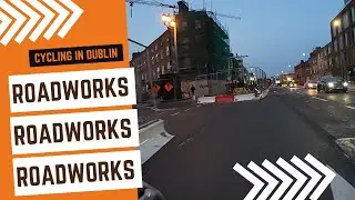 Cycling through Dublin City Centre to Fairview