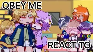 Obey me bros (+Mc) React to Satan PUT THIS ON 2X SPEED💪