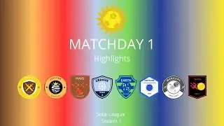 Solar League Season 1 Matchday 1 Highlights (Planets Conference)