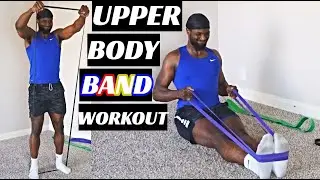 🔥FEEL THE BURN!|15 Minute Upper Body Resistance Band Workout (Follow Along!)