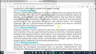 PHYSICAL AND CHEMICAL SYSTEMS | 9TH COMPUTER 2025 | IRFAN COMPUTER COLLEGE | CS & IT