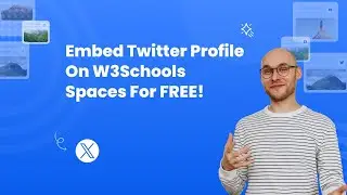 How to embed Twitter Profile on W3Schools Spaces for FREE? #embed #twitter #w3schools #free