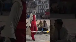 is this Real Alien? 😮 #trending #aliexpress #alien #viral #shortvideo #nepal 👽