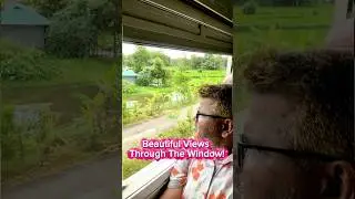 Beautiful Views Through The Window #BeautifulWindowView #NatureThroughWindow #RelaxingScene #shorts