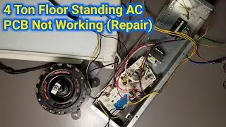 4 Ton Cabinet/Floor standing air conditioner PCB not working problem solve in Urdu/Hindi
