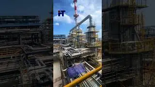 Look at this bustling China pesticide chemical plant construction site!✅✅✅
