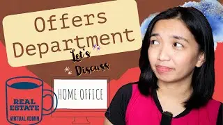 Real Estate Virtual Assistant under Offer's / Bidding Department - Whats in store for you?