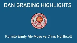 Dan Grading: Continuous Kumite - Emily Ah Moye Vs Chris Northcott
