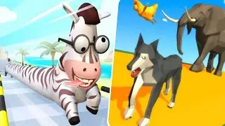 ✔️Animal Run🆚Epic Animal Rush✔️Max Level walkthrough All gameplay android ios mobile gaming FGHUR538
