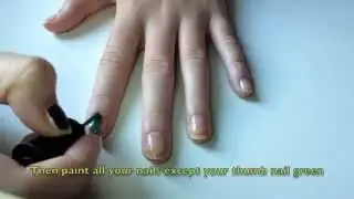 TEENAGE MUTANT NINJA TURTLE NAIL ART