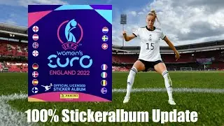 PANINI UEFA Women's EURO 2022😱|100% STICKERALBUM UPDATE!🥰