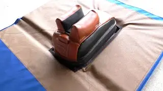 Shooting mat with a hole in it
