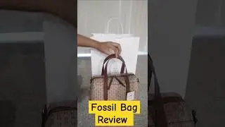 Fossil bag review #Bag#Side bag#Spacious#Nice material#Bachelor bag#Fossil brand#USA#shorts