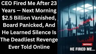 CEO Fired Me After 23 Years &mdash; The Next Morning, $2.5B Vanished Overnight