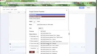 Google Sites- Editing the Calendar Page