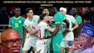 POLITICAL LESSONS to Learn from SENEGAL vs Morocco 