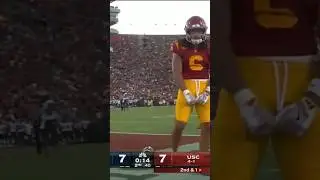MAKAI LEMON WITH AN INSANE TOUCHDOWN CATCH FOR USC AGAINST MICHIGAN