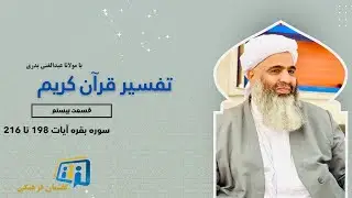 تفسیر قرأن کریم 20 | سوره بقره آیات 198 تا 216 - مولانا عبدالغنی بدری