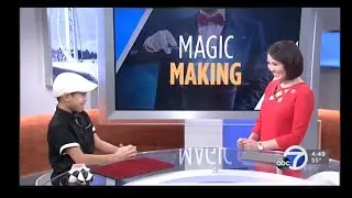 Magician James Chan on ABC7 with Dion Lim