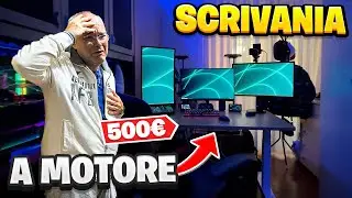 PAP&Agrave; HO SPESO 500 EURO PER una SCRIVANIA a MOTORE! POSTAZIONE FINITA! *FLEXISPOT*
