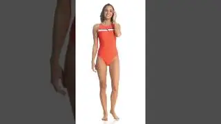 Nautica Heritage High Neck One Piece Swimsuit | SwimOutlet.com