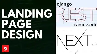 CSS Modules Landing page design.  Full-stack React and Django Project. #9