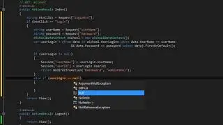 Simple Login Application - ASP.NET MVC Login
