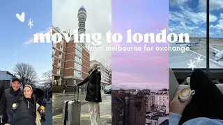 moving to london for exchange + moving into college! ✨🥰✈️