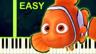 FINDING NEMO THEME - EASY Piano Tutorial