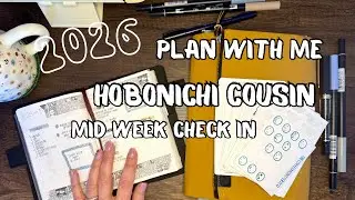 Plan With Me | Mid-Week Check In | Hobonichi Cousin 
