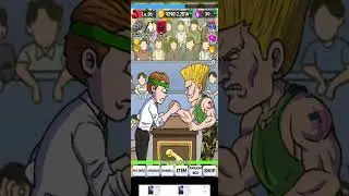 Defeating us marine and ggem bringer in arm wrestling clicker